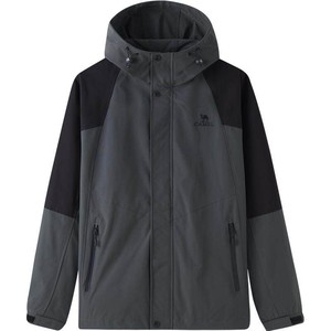 骆驼山海夹克山系外套女春秋款户外工装防水风衣硬壳徒步登山服男