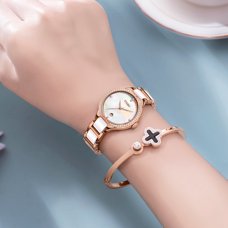 DOM腕表 高端钢带简约大气石英女士手表 G-1271 L1 29.9元