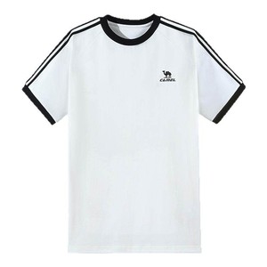 热巴同款骆驼纯棉短袖柔棉T神夏季美式复古宽松运动T恤上衣体恤女