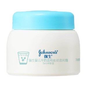 强生婴儿牛奶滋润霜四季保湿补水温和宝宝新生婴幼儿温和面霜