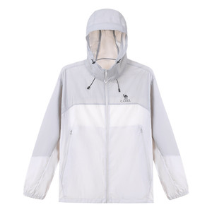 骆驼男装防晒衣男时尚透气运动薄外套钓鱼服新款海边防紫外线夏季