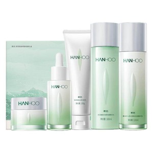 韩后茶蕊护肤品套装抗皱美白淡斑补水保湿水乳面霜女官方正品礼盒