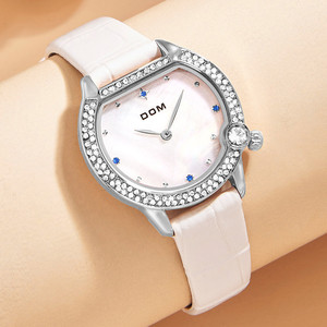 DOM腕表 坚守139道工序 简约菱格切面女表G-1529 Y1