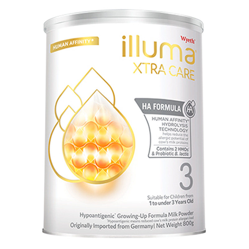 惠氏启赋敏适3段婴幼儿适度水解奶粉800g 港版原装进口12-36个月 286元