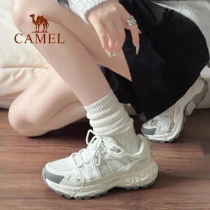 骆驼青岩2代女鞋2026夏季新款户外运动登山鞋女耐磨防滑徒步鞋子