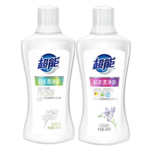 超能漂白剂白色衣物还原剂漂白水去渍去黄洗白神器漂白粉去污增白