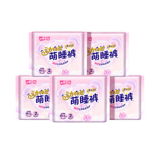 【新国标认证】七度空间安睡裤动物君裤型卫生巾安心裤10条
