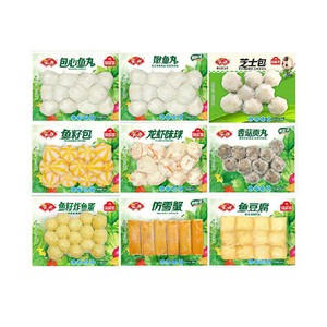 安井速冻火锅丸子鱼豆腐鱼丸关东煮食材麻辣烫火锅食