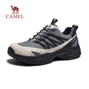 骆驼户外登山鞋男2026夏季新款透气防滑徒步鞋厚底增高休闲运动鞋
