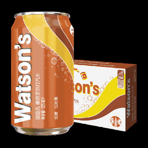 【专享】屈臣氏康普茶苏打汽水气泡水低糖碳酸饮料调饮调酒