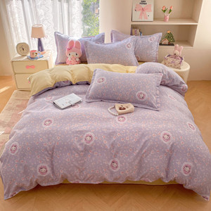 【JD旗舰店】雅鹿 小清新碎花床品四件套 2.0米床（被套200*230cm）