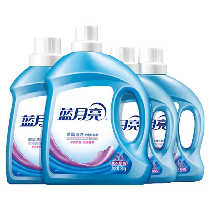 蓝月亮洗衣液洁净瓶装补充装家用实惠袋装促销持久留香官方正品 32.9元