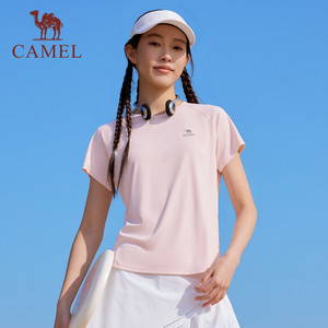 骆驼跑步T神运动速干短袖女T恤26夏季新冰感户外徒步登山速干衣男