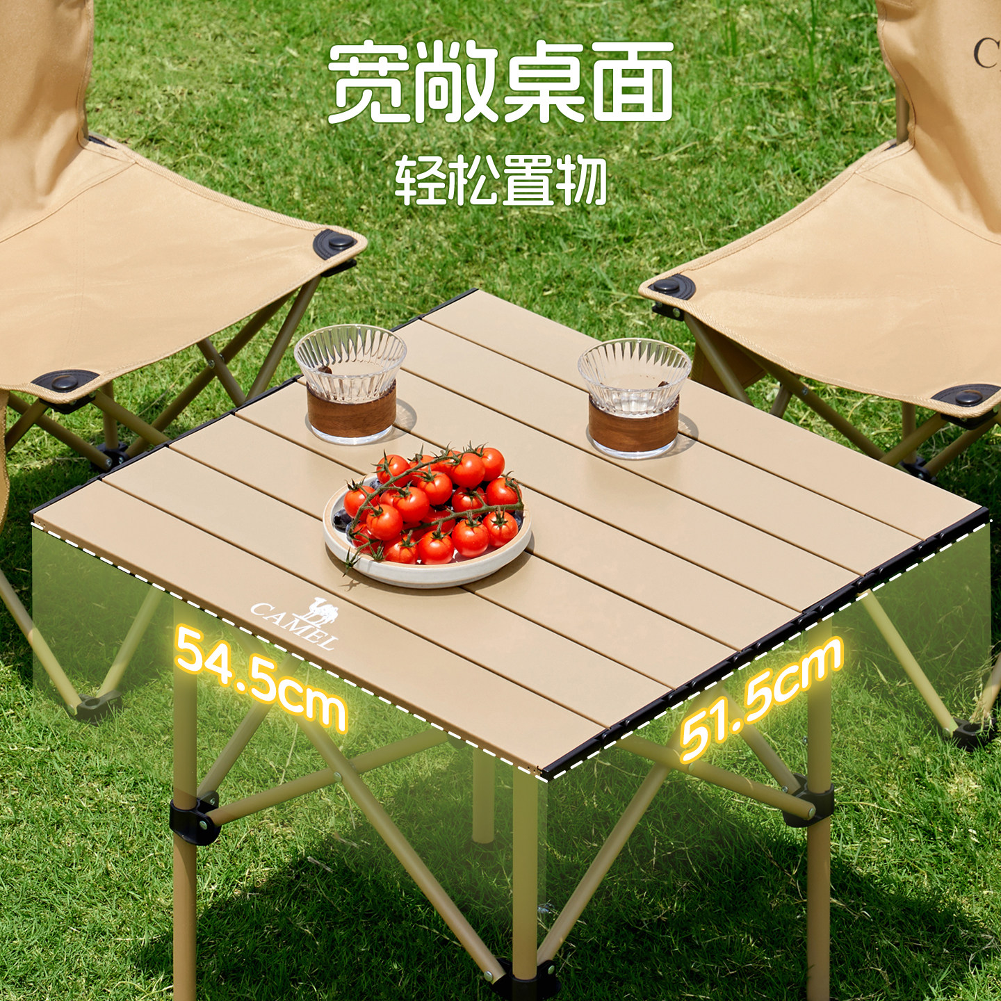 骆驼户外露营折叠桌家用休闲家用烧烤野餐桌子公园野外折叠椅子 62.78元