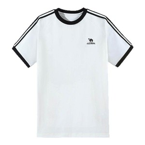 热巴同款骆驼纯棉短袖柔棉T神夏季美式复古宽松运动T恤上衣体恤女