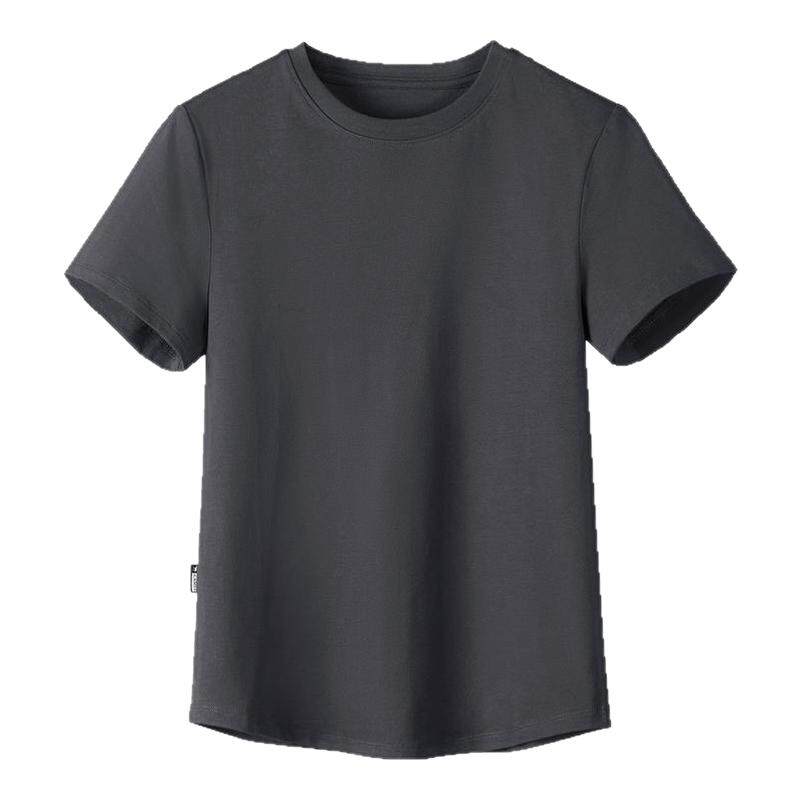 热巴同款骆驼正肩T神短袖T恤女白色冰感短款打底弹力修身显瘦上衣