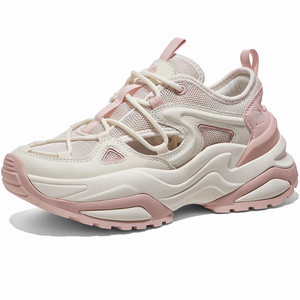 骆驼户外休闲鞋2025春季新款透气镂空运动老爹鞋时尚复古百搭女鞋