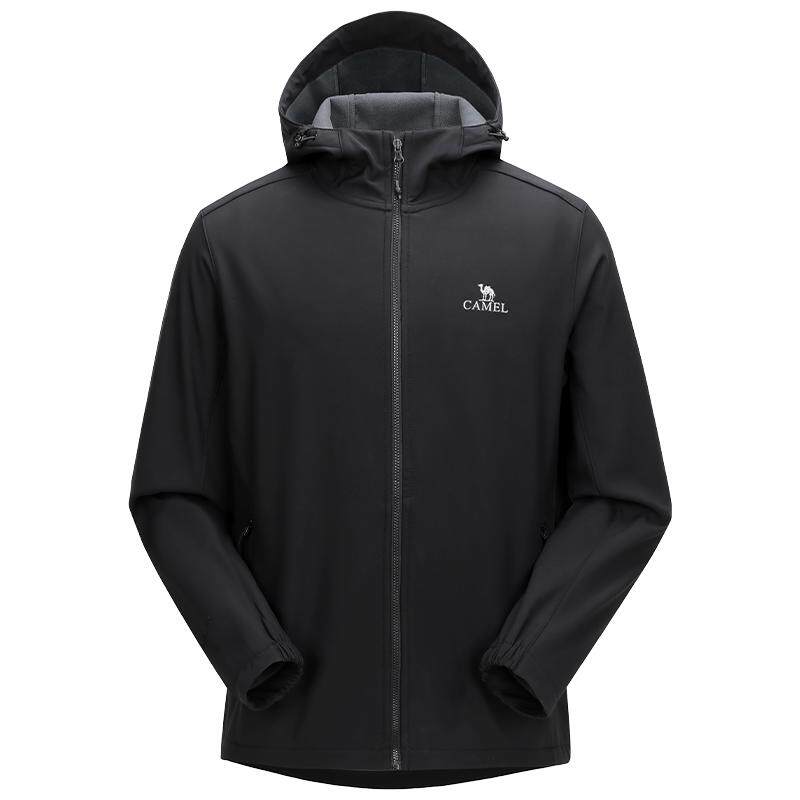 [岩壳Evo]骆驼户外软壳衣外套男2026春装防风夹克运动登山服女