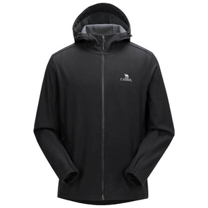 [岩壳Evo]骆驼户外软壳衣外套男2026春装防风夹克运动登山服女