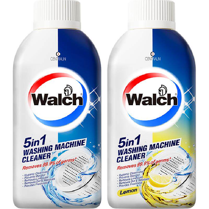 威露士洗衣机槽清洁剂柠檬+原味2瓶装强力杀菌除垢免拆免浸泡除臭 35.9元