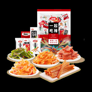 【时代少年团同款】卫龙缤纷零食大礼包豆干素肉解馋辣条海带麻辣