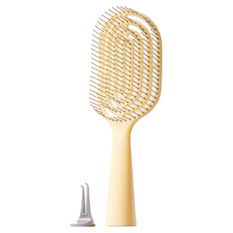 MINISO名创优品梳子蓬松颅顶排骨梳女家用按摩气囊气垫梳便携发梳 10.9元