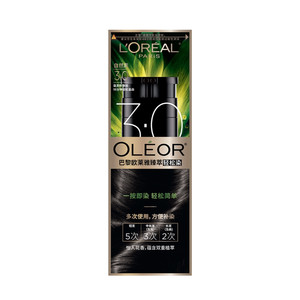 欧莱雅轻松染染发乳自然黑色男女遮盖白发自己在家染发官方正品