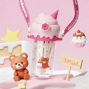 哈尔斯运动水杯大容量女夏季水壶便携tritan吸管杯耐高温学生杯子