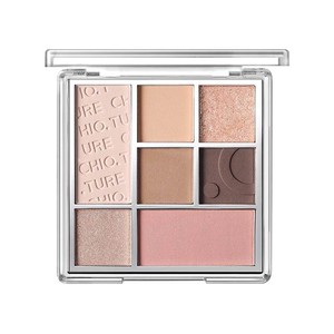 稚优泉七色眼影盘面部综合盘日常淡妆高光腮红修容一体盘三合一