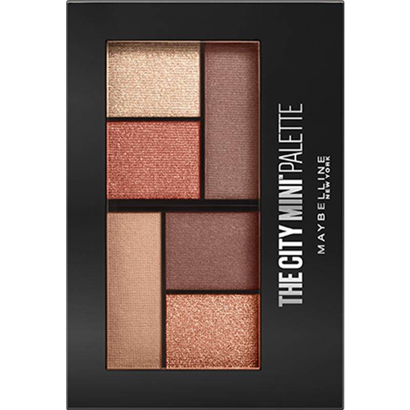 美宝莲时刻六色迷你眼影盘ins超火大地色哑光玫瑰豆沙色眼影 59元