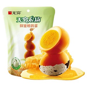 无穷盐焗蜂蜜鹌鹑蛋小包装即食追剧解馋好吃零食休闲卤蛋小吃食品