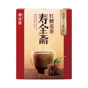 寿全斋红糖姜茶大姨妈必备独立包装囤货装旗舰店姜枣茶120g*3盒