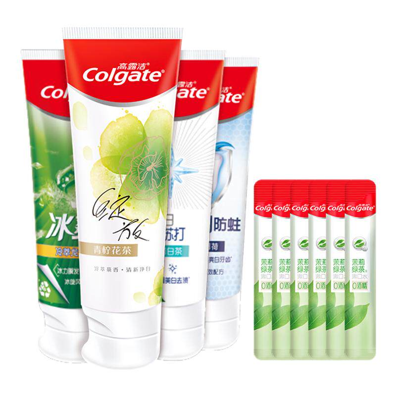 【淘享】高露洁多效护理家庭装含氟牙膏清新口气C 19.8元