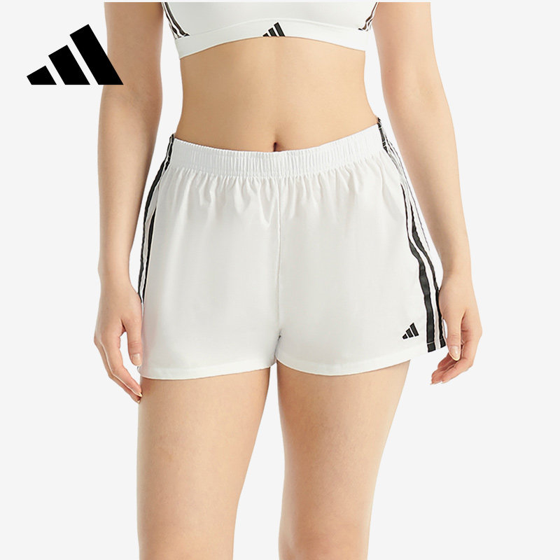 Adidas/阿迪达斯跑步健身运动短裤女速干宽松透气情侣亲子裤子 88元