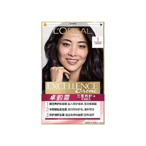 【母亲节礼物】欧莱雅卓韵霜染发剂男女自然黑色棕色遮卓越盖白发