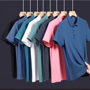 yaloo/雅鹿2026霞湖款夏季POLO衫高档宽松商务翻领冰丝裤透气直筒