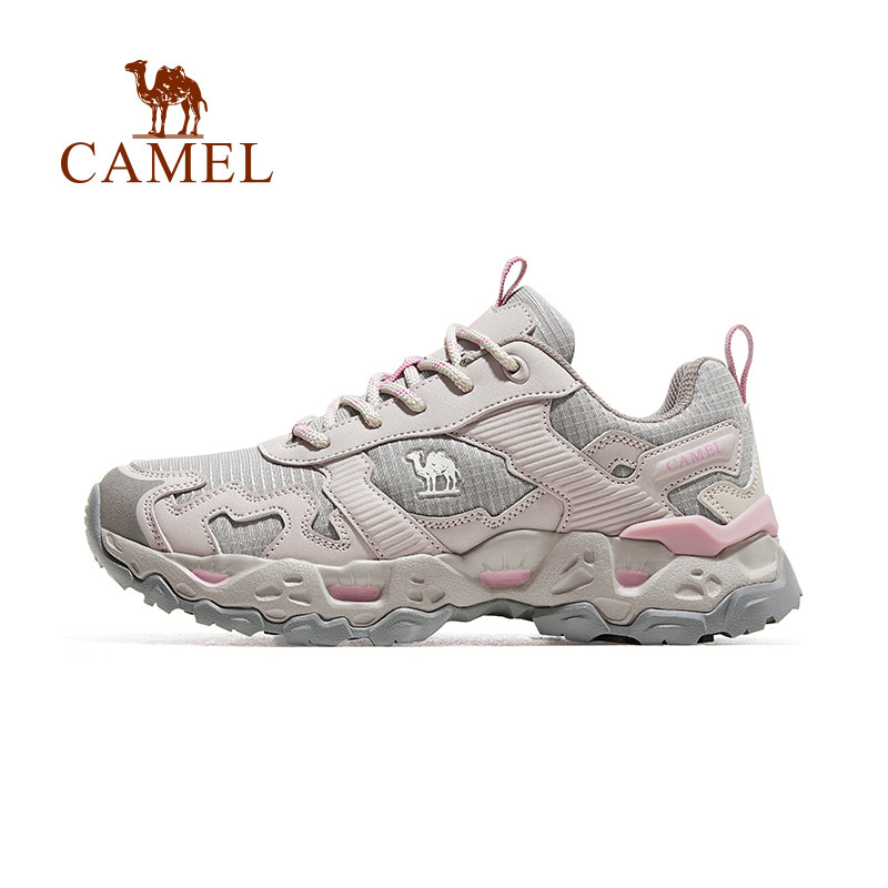 骆驼魔岩户外登山鞋女士春夏网面透气防滑耐磨徒步鞋男款运动鞋子 179元