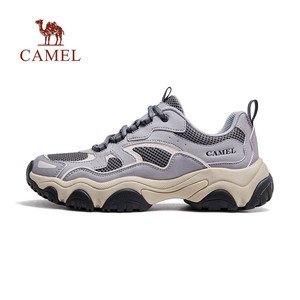 【山城2代】骆驼男鞋2026夏季新款透气舒适增高城市户外老爹鞋