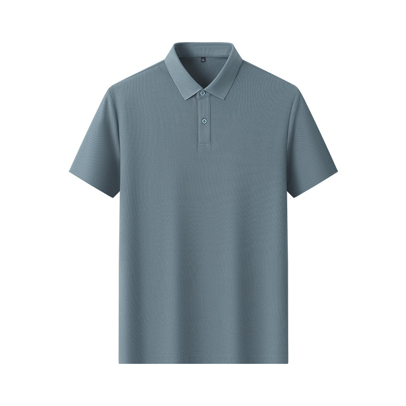 雅鹿夏季男士凉感Polo衫7A级抗菌抗紫外线无痕压胶轻弹短袖上衣 59元