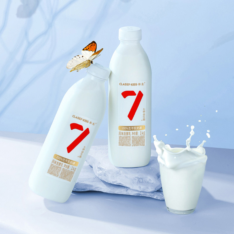 【专享丨2件起包邮】卡士低温酸奶007家庭装原味1kg/无蔗糖969g