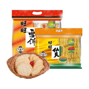 旺旺仙贝雪饼综合装400g*2袋膨化零食