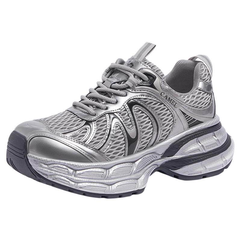 【迪丽热巴同款】骆驼银月2代老爹鞋女鞋2026春季新款复古运动鞋 279元