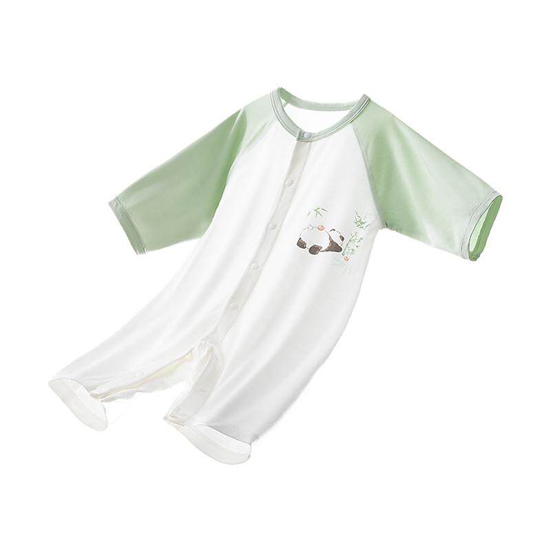 贝肽斯[莫代尔]婴儿衣服夏季薄款连体衣宝宝空调服婴幼儿睡衣爬服 39.9元