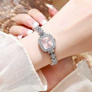 DOM联名JM 坚守139道生产工序 轻奢ins风满钻女表Y2