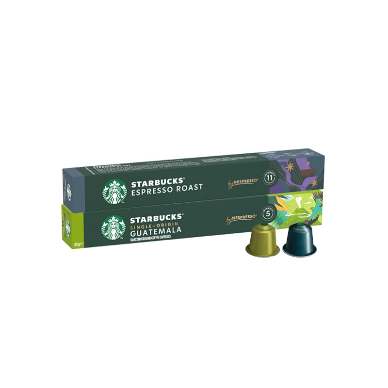 星巴克胶囊咖啡进口浓缩咖啡nespresso胶囊咖啡2盒装 57.9元