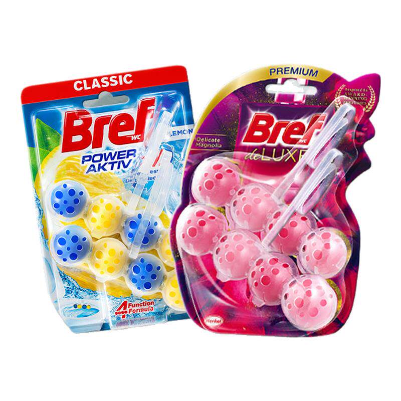 汉高Bref妙力悬挂洁厕球厕所留香去异味留香厕所除菌8挂 89.88元
