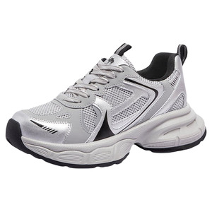 骆驼女鞋2026夏季新款网面透气老爹鞋女轻便舒适休闲鞋女款运动鞋