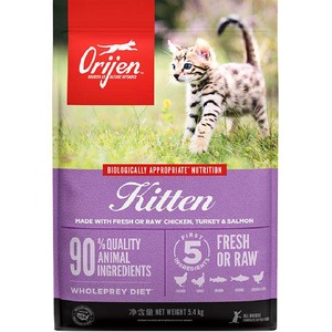 Orijen原始猎食渴望幼猫猫粮5.4kg幼猫专用进口猫粮高蛋白低敏