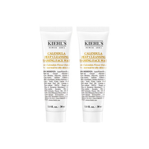 【自营】Kiehl＇s/科颜氏金盏花氨基酸净透洁面啫喱洗面奶30ml*2
