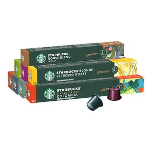 星巴克咖啡胶囊nespresso美式浓缩雀巢咖啡进口